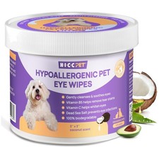Pet Eye Wipes for Dogs Cats - 100ct Tear Stain Cleaner