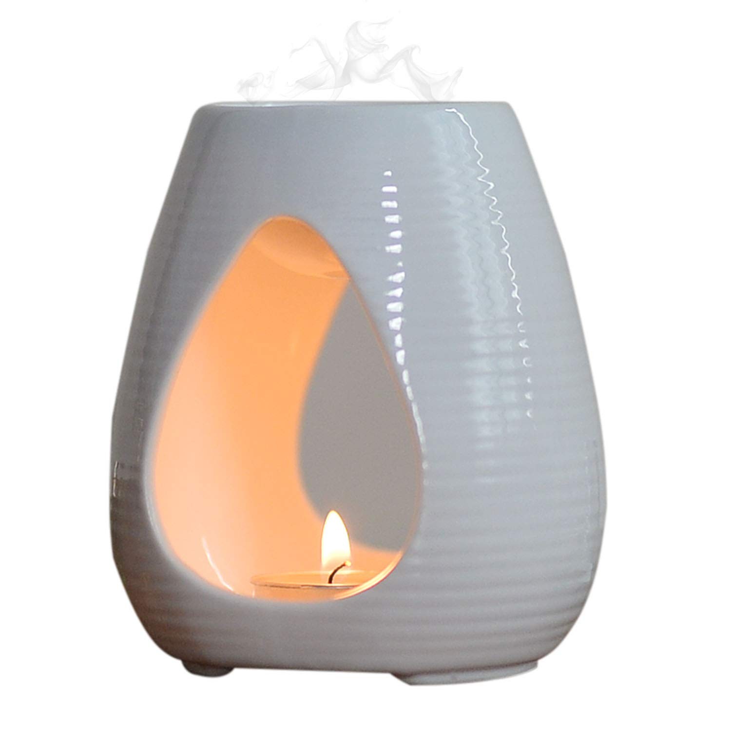 Oil Burner, Essential Oil Candle Wax Warmer, A...
