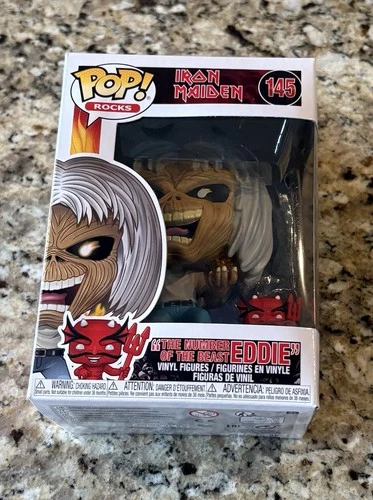 Funko Pop Rocks Iron Maiden - The Number of the Beast Eddie #145 NEW