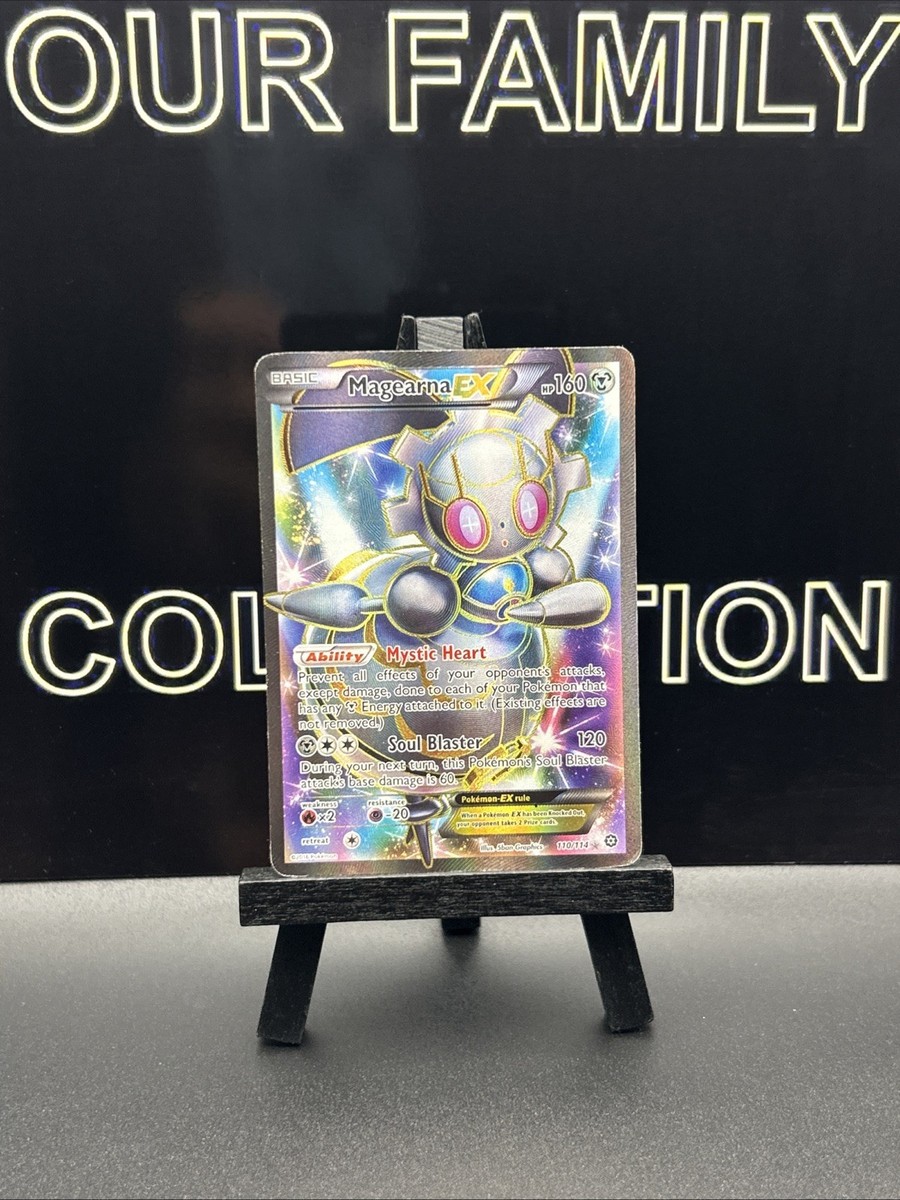Magearna EX 110/114 XY Steam Siege Full Art Ultra Rare Pokemon Card