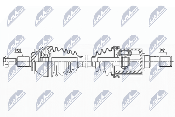 Antriebswelle NTY NPW-MZ-074 FüR Mazda GJ GL CX KE GH GJ2FP GJ1021 GJ1022 GL1021-image
