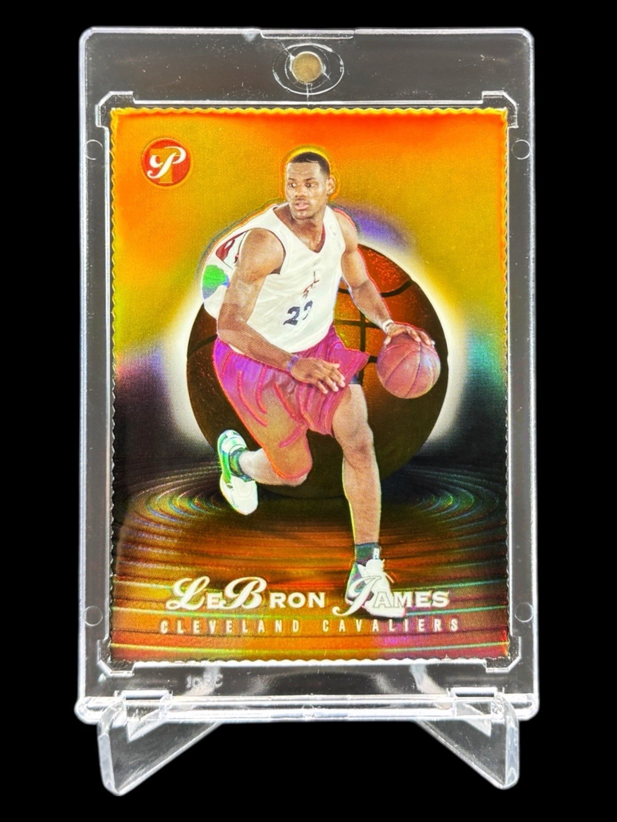 2003/04 Topps Pristine LEBRON JAMES (29/99) GOLD REFRACTOR HOLO #102🔥RARE SSP🔥