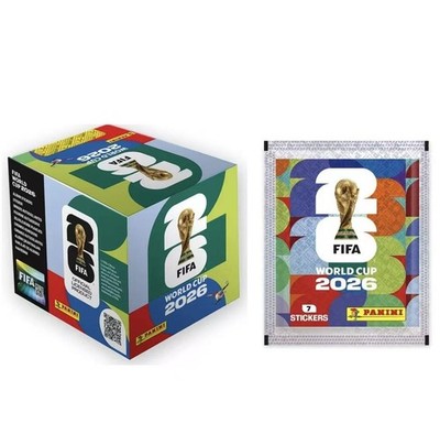 Box of 50 Packets In stock-FIFA WORLD CUP 2026  Official Sticker Collection -NEU