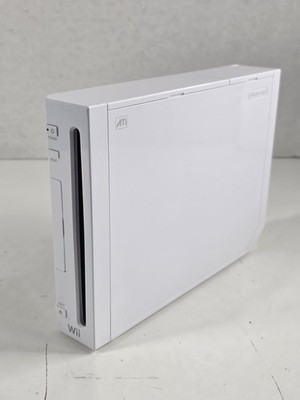 Broken Nintendo Wii Console Gaming System RVL-001 Bad Sensor Bar Port TESTED!