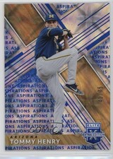 2019 Panini Elite Extra Edition Aspirations Blue 42/75 Tommy Henry #74 0q3