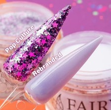 Polvo acrílico para uñas Fairy Glamor Dip 1 oz rebautizado