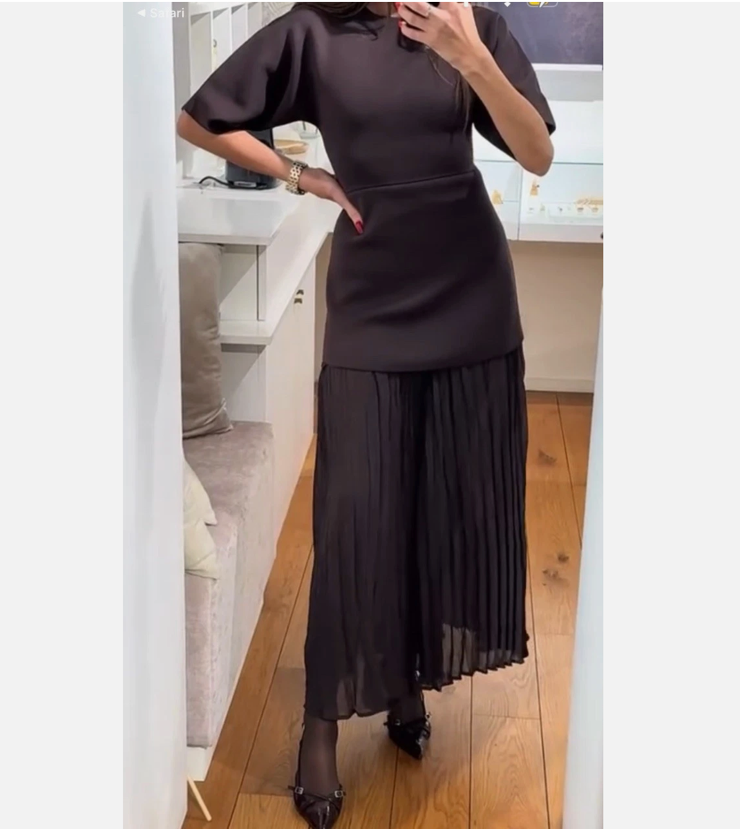 zara pleated knit combination dress Zara | Dresses | Zara Pleated Knit Dress