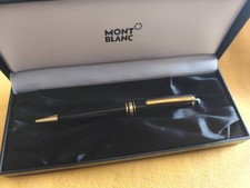 Montblanc Meisterstück 164 Kugelschreiber Schwarz-Gold im Box
