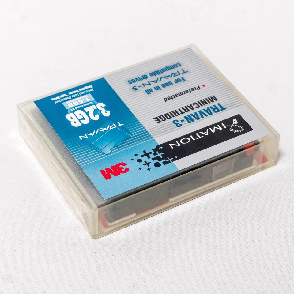 ⭐ NEW Imation Travan-3 3.2 GB Data Cartridge TR-3 Compatible - NOS -Sealed ⭐ - Image 4 of 4