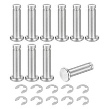 10Set M5x20mm 304 Stainless Steel Cylindrical Shaft Snap Ring Locating Pin