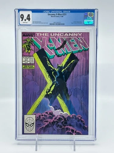 Uncanny X-Men #251 CGC 9.4 White Pages Iconic Marc Silvestri Wolverine Cover