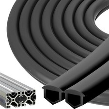 Aluprofil Dichtleisten Schutzstreifen PVC 20m Nut 8mm für 30x30 40x40 T V Slot