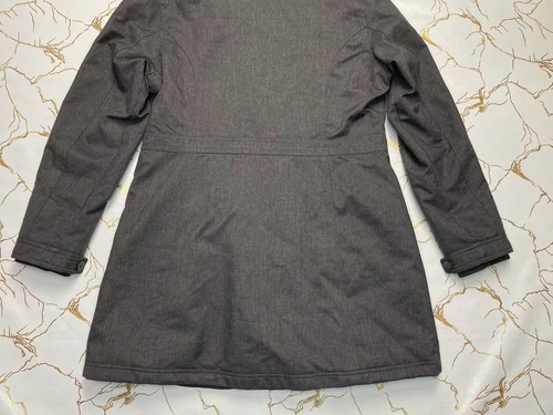 THE NORTH FACE Women Grey Button Up Double Breasted Overcoat Coat XL - Picture 6 of 11