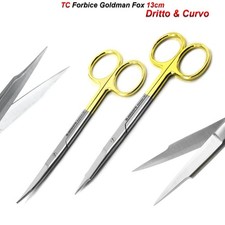 Strumenti Chirurgici Forbici Chirurgiche Gengive Goldman-Fox Retta e Curva TC CE