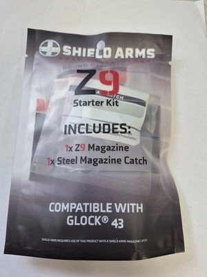 Brand New Shield Arms Z9 Start Kit - 1 Z9 9 round G43 Magazine &steel mag catch