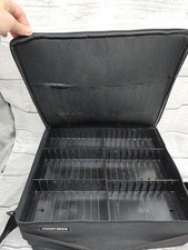VTG Case Logic Double Sided 120 Capacity Black Cassette Storage Travel Case