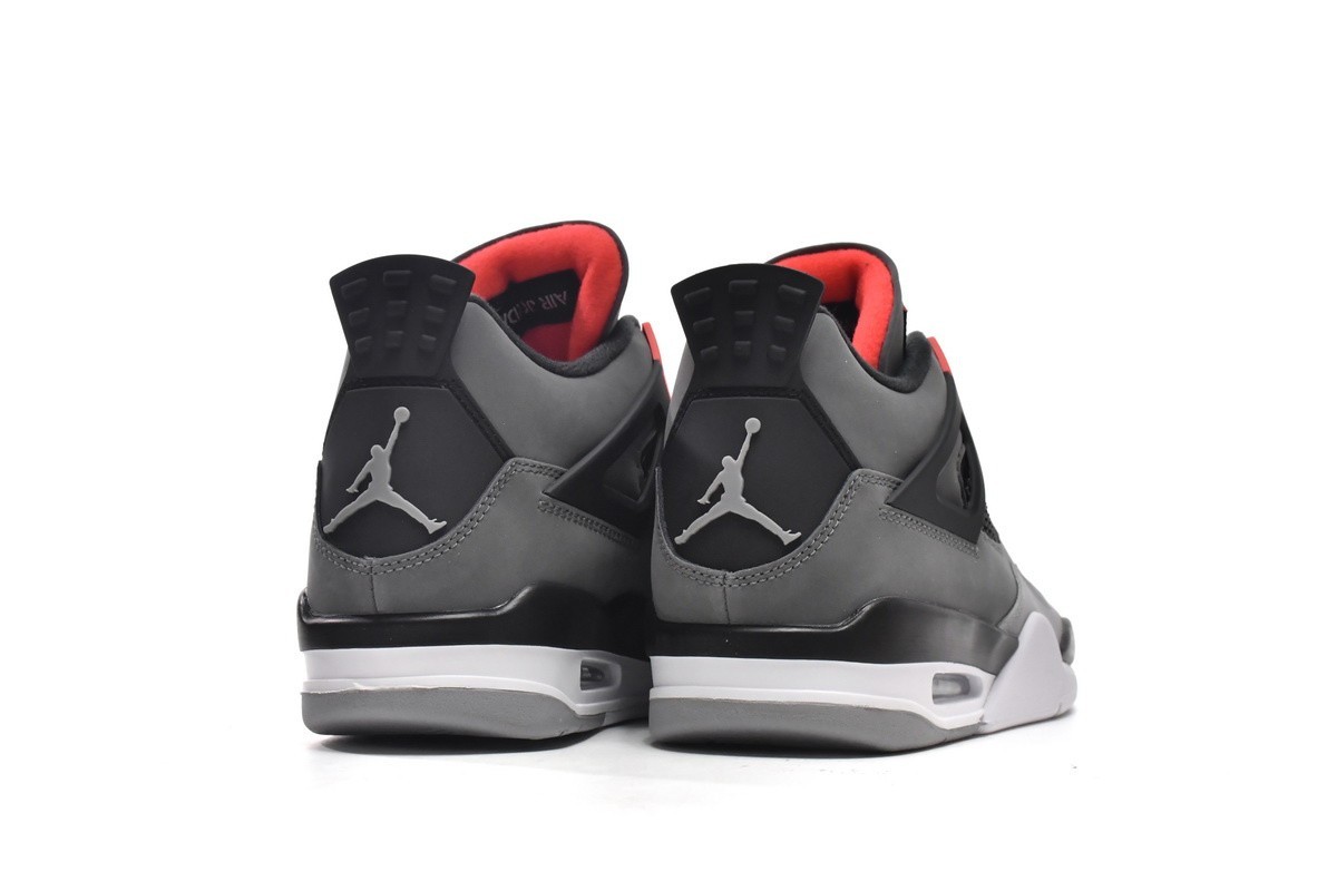 エアジョーダン4 グレー 9.5 (US) Size 9 - Jordan 4 Retro Mid Infrared for sale online | eBay