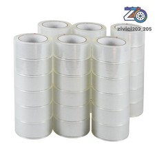 36Rolls Clear Carton Sealing Packing Tape 2 in 110 Yards 2 Mil Weather Resistant