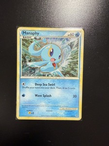 Pokémon TCG Manaphy Holo HS Unleashed 3/95 Rare Card