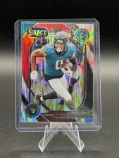 2024 Panini Select - Club Level Gabriel Davis #257 Black & Red Shock Prizm