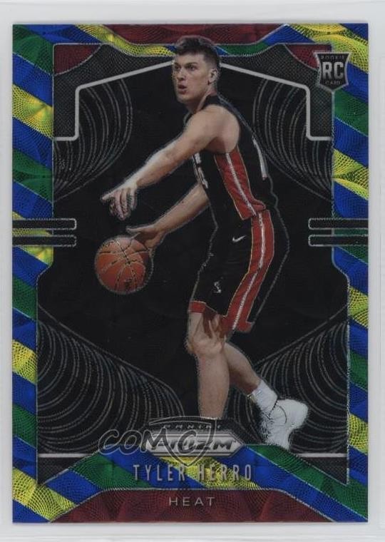 2019-20 Panini Prizm Choice Blue Yellow & Green Tyler Herro #259 Rookie RC 0ne9