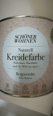 Schöner Wohnen Naturell Kreidefarbe Bergseeruhe 2,5 L Helles Blaugrau