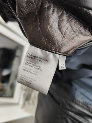 Dior homme シャイニー　コーティング Dior Homme Shiny Leather Bomber Jacket S/S 09 | eBay