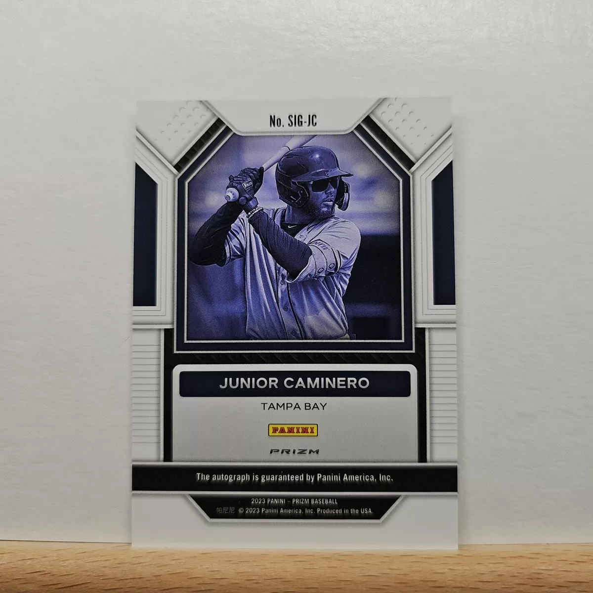 2023 Panini Prizm Baseball Junior Caminero Signatures Autograph SILVER AUTO 2023 Panini Prizm Baseball Junior Caminero Signatures Autograph SILVER AUTO
