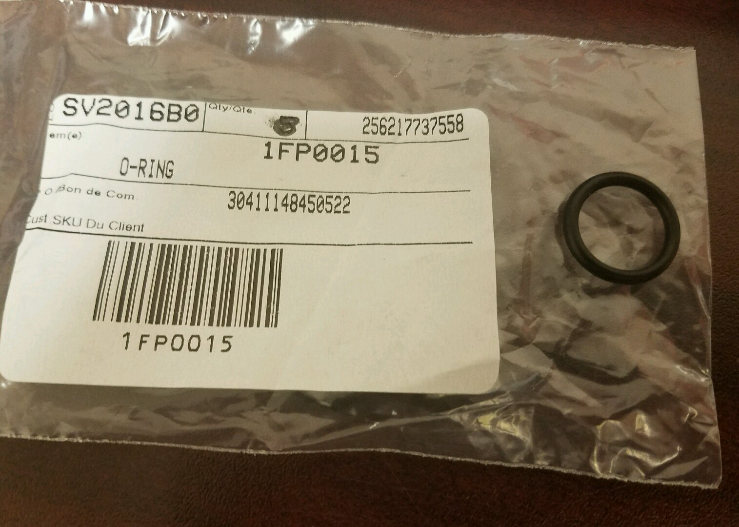 BOSTICH/PORTER CABLE 1FP0015 ORING FOR FINISH STAPLER/BRAD NAILER