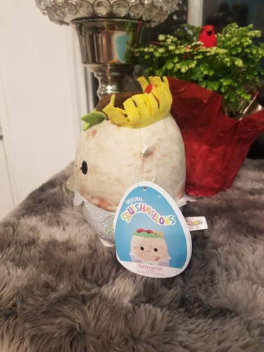 Neu mit Etikett Squishmallow 2021 5" Bernardo the Burrito Food Squad Kellytoy - Bild 2 von 4
