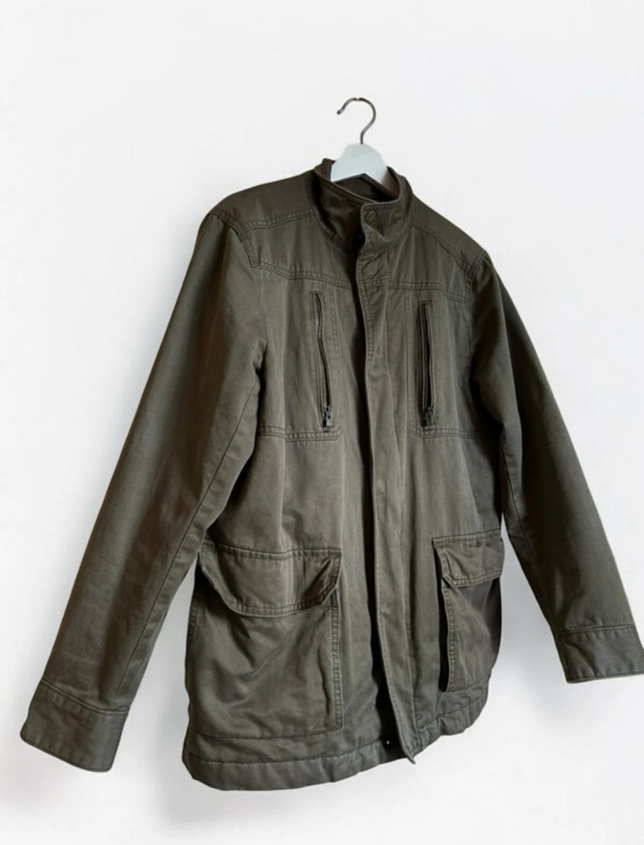 Gap Utility Jacket Mens Y2K Full Zip Military Coat - Main Image