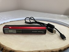 VuPoint Magic Wand Jr. Portable Scanner Black/Red Complete w/ Cord, Manual, Card