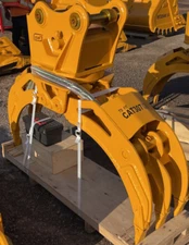 Swivel Head Rotating Log Grapple Bucket Attachment CAT Caterpillar 307 Excavator