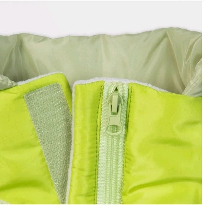 Lot Of 2 Boots & Barkley Dog Pet Puffer Vest Green & Pink Size Medium - Image 4 of 4