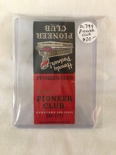 Vintage Las Vegas Pioneer Club Matchbook Unstruck