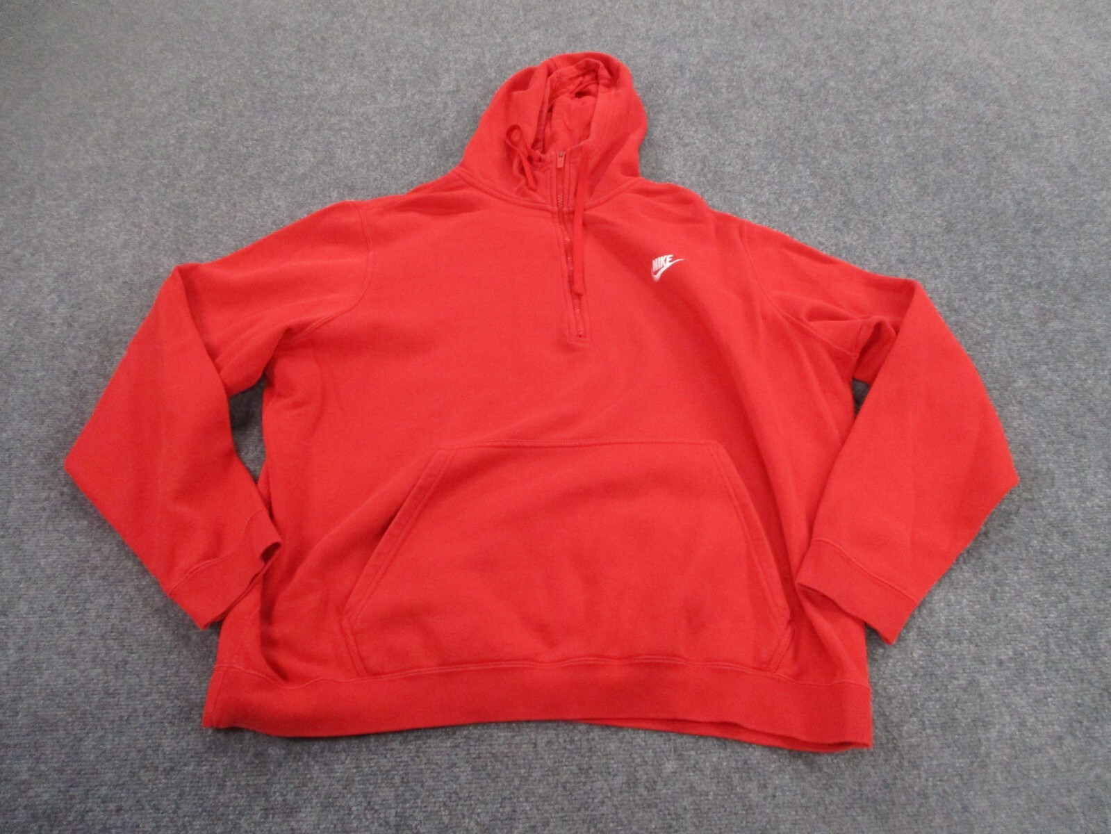 Nike Jacket Adult 2XL Red Swoosh Outdoors Athletic Hoodie Sportswear Y2K Mens