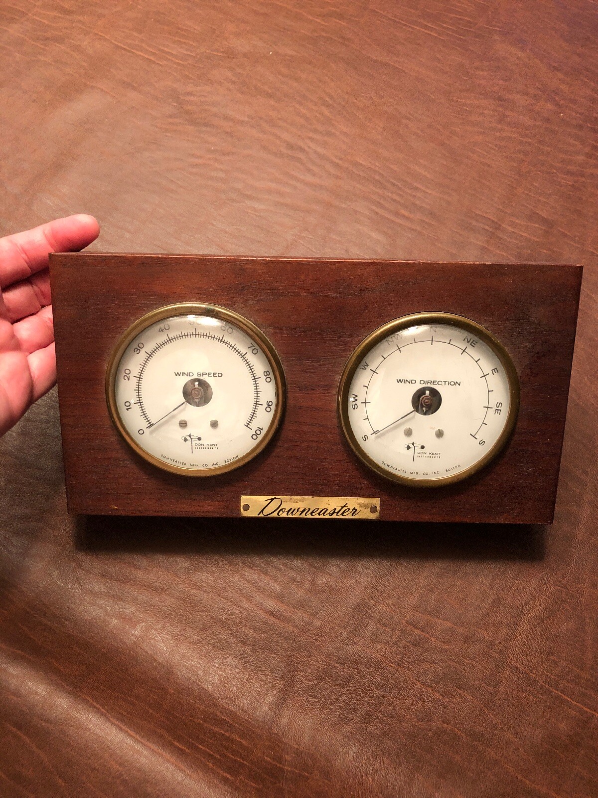 Vintage Downeaster Wind Speed Direction Gauge Don Kent Unit Weather