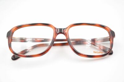Lunettes Vintage Nigura N0361 - Monture Brun Ovale 54[]19 150 - New Old Stock (NOS) - Neuf Avec Étiquettes