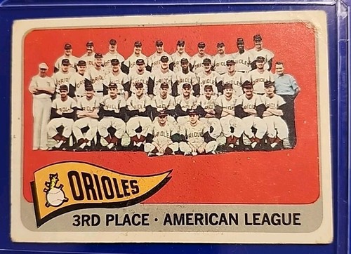 1965 Topps , 1964 Baltimore Orioles # 572