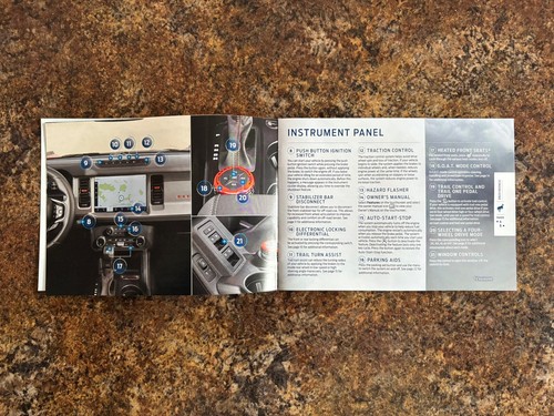 2023 Ford Bronco RAPTOR Supplemental Owners Manual w/ Case & Supplements - #A-B - Picture 6 of 23