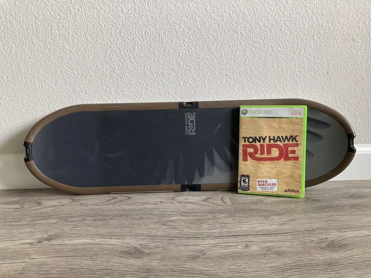 Wireless Tony Hawk Skateboard Ride Board for Xbox 360 With Tony Hawk Ride  Game