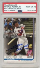 Ronald Acuna Jr 2019 Topps Update Autograph Card #US271 PSA/DNA 10