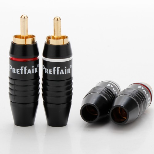 4PCS HiFi RCA Plug Gold Plated Brass Connectors for Audio Signal Cables Adapter - Picture 13 of 18