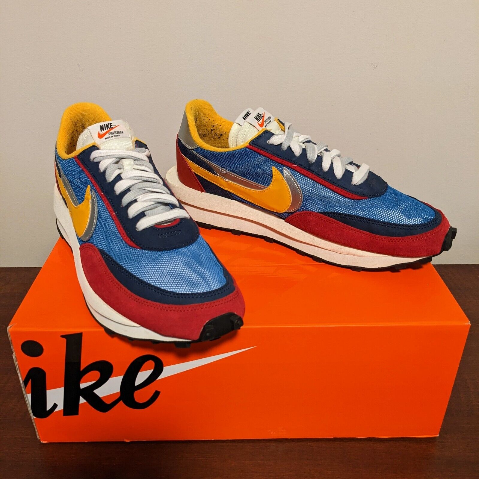 Zorg Memo uitzondering Nike LD Waffle Sacai Blue Multi Size 11 | eBay