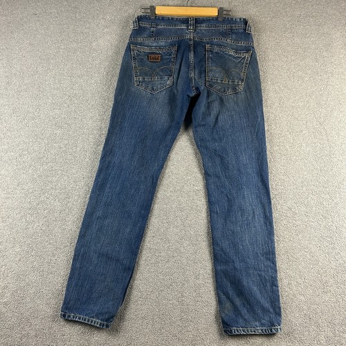 Lois Men's Jeans Size 33 Blue Faded Wash Straight Leg Cotton Denim Made in Spain - Bild 17 von 24