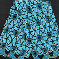 African fabric, Ankara fabric, Gold glitter print fabric, Ceremonial fabric