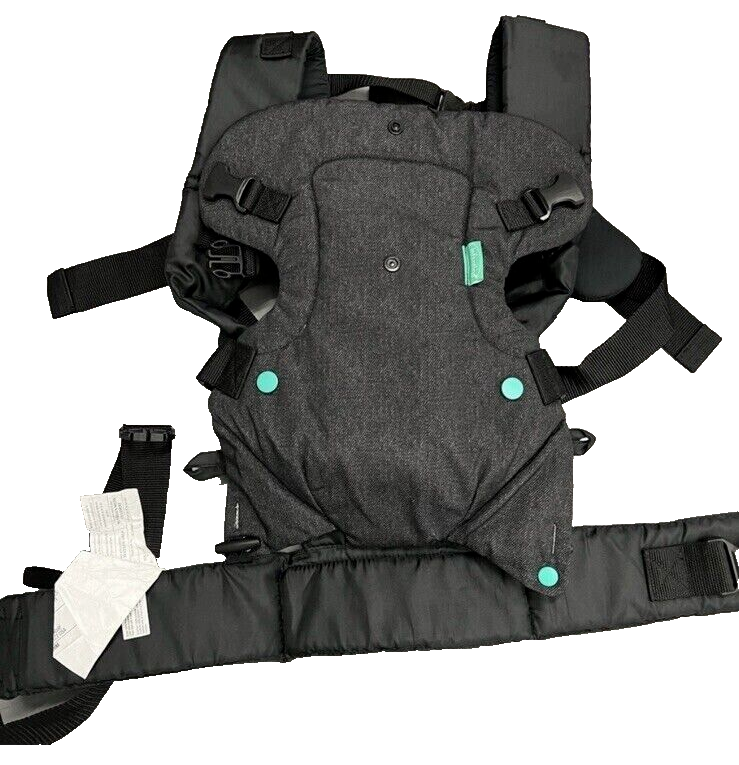 Infantino Flip Black Advanced 4-in-1 Convertible Baby Carrier