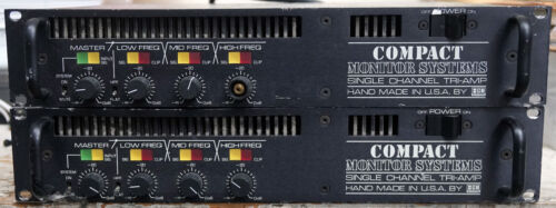 BGW Compact Monitor System Single Channel Tri-Amp Hi Current 750E Power Amplifie