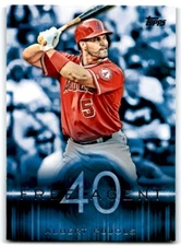 2015 TOPPS FREE AGENT 40 ALBERT PUJOLS LOS ANGELES ANGELS #F40-1