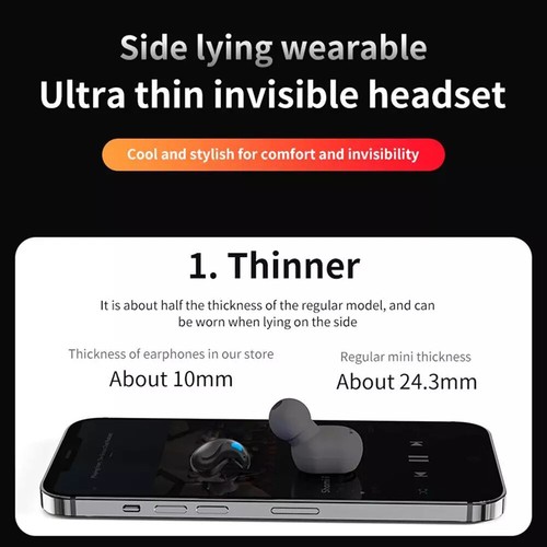 Wireless Bluetooth 5.3 Headphones TWS Earphones In-Ear Pods Earbuds Mini Headset - Photo 7 sur 27